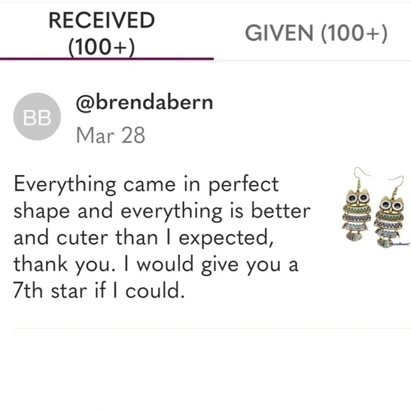 Owl Earrings Silver Tone Retro - Picture 5 of 9